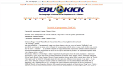 Desktop Screenshot of italian.edukick.com
